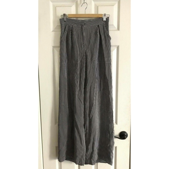 Oscar de la Renta Crepe De Chine Wide Leg Pants - Picture 3 of 7